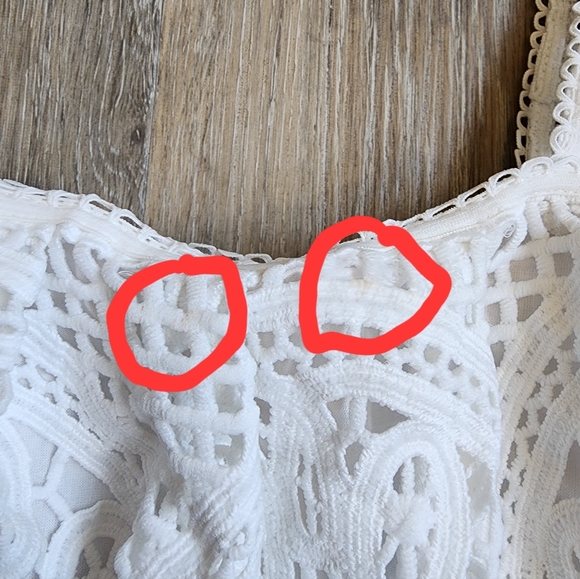 ANTHROPOLOGIE RUFFLED LACE TANK TOP - Picture 11 of 15